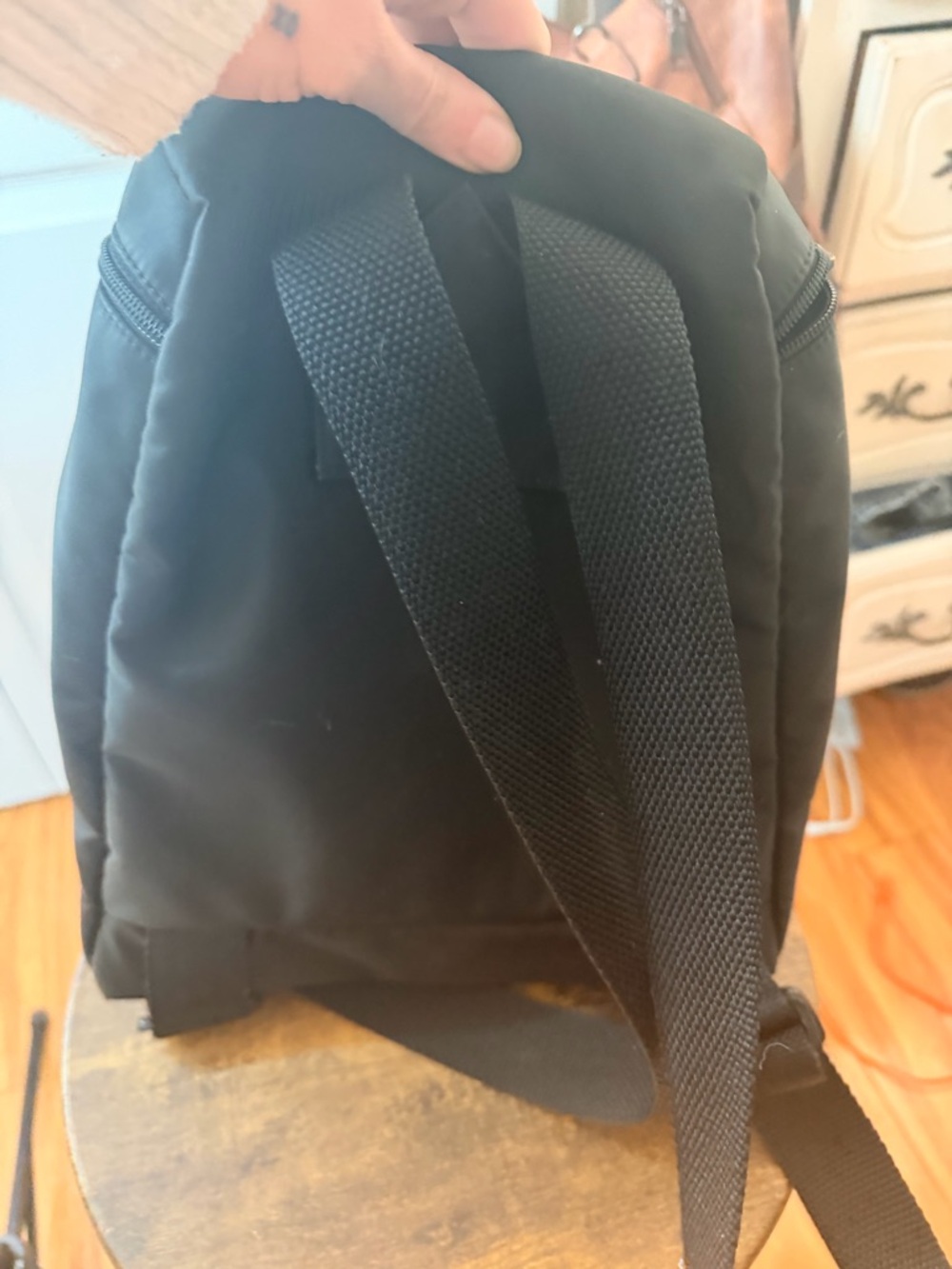 kate spade Black Nylon Backpack with Front Zip Pocket - Picture 4 of 7